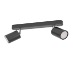 [74007] Luminaria tipo minispot doble para lampara base GU10. Hasta 2x5W. Dry Location